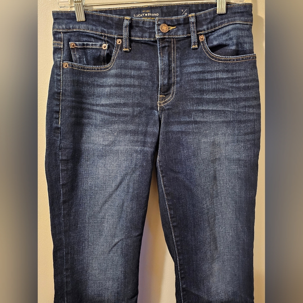 Lucky Brand Dark Wash Cropped Ankle Jeans